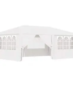 vidaXL Professional Party Tent with Side Walls 4×6 m White 90 g/m²