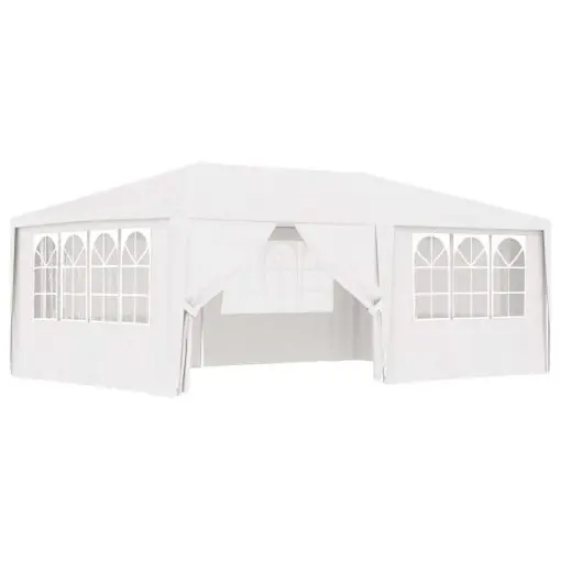 vidaXL Professional Party Tent with Side Walls 4×6 m White 90 g/m²