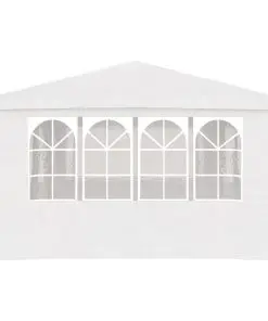 vidaXL Professional Party Tent with Side Walls 4×6 m White 90 g/m²