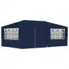 vidaXL Professional Party Tent with Side Walls 4×6 m Blue 90 g/m² vidaXL Professional Party Tent with Side Walls 4×6 m Blue 90 g/m²