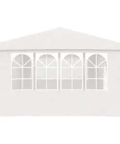 vidaXL Professional Party Tent with Side Walls 4×9 m White 90 g/m²