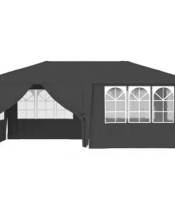 vidaXL Professional Party Tent with Side Walls 4×6 m Anthracite 90 g/m²