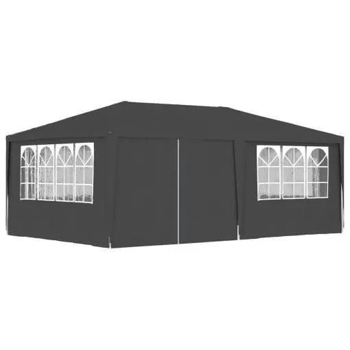 vidaXL Professional Party Tent with Side Walls 4×6 m Anthracite 90 g/m²