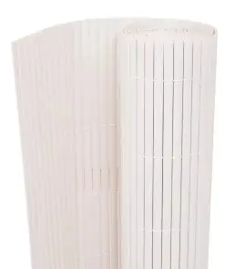 vidaXL Double-Sided Garden Fence 170×300 cm White