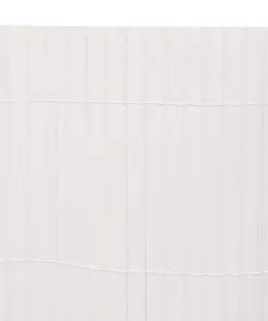 vidaXL Double-Sided Garden Fence 170×300 cm White