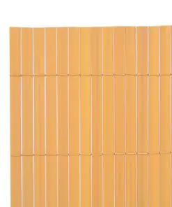 vidaXL Double-Sided Garden Fence 170×300 cm Yellow