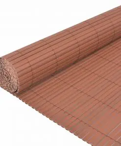 vidaXL Double-Sided Garden Fence 170×300 cm Brown