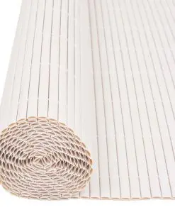 vidaXL Double-Sided Garden Fence 170×500 cm White