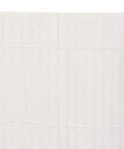 vidaXL Double-Sided Garden Fence 170×500 cm White