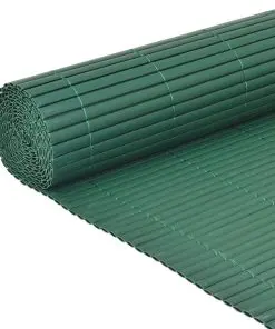 vidaXL Double-Sided Garden Fence 170×500 cm Green