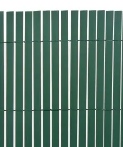 vidaXL Double-Sided Garden Fence 170×500 cm Green