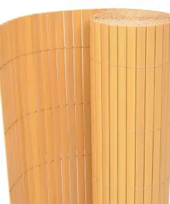 vidaXL Double-Sided Garden Fence 170×500 cm Yellow