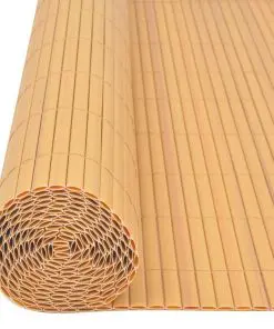 vidaXL Double-Sided Garden Fence 170×500 cm Yellow