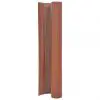 vidaXL Double-Sided Garden Fence 170×500 cm Brown