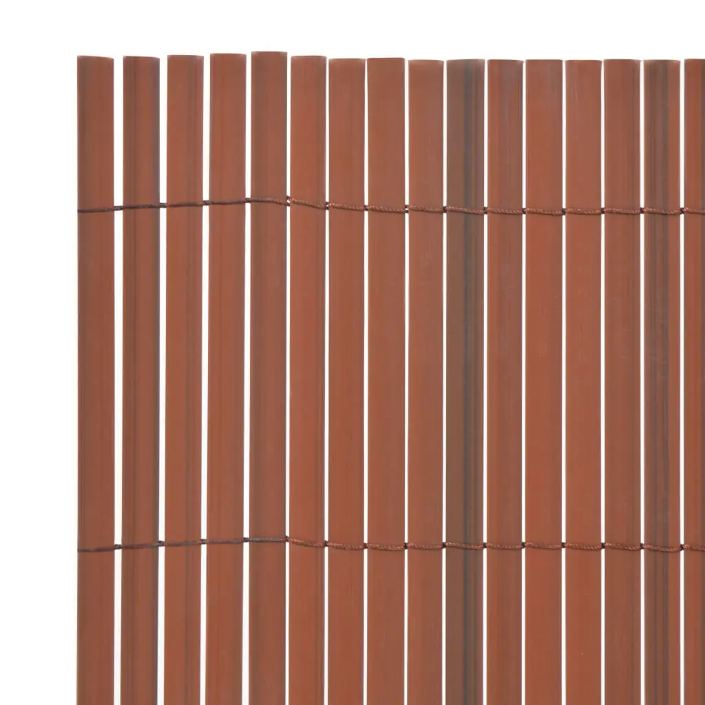 vidaXL Double-Sided Garden Fence 170×500 cm Brown
