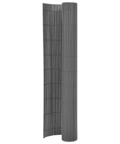 vidaXL Double-Sided Garden Fence 170×500 cm Grey
