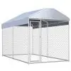 vidaXL Outdoor Dog Kennel with Canopy Top 382x192x225 cm vidaXL Outdoor Dog Kennel with Canopy Top 382x192x225 cm