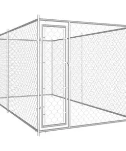 vidaXL Outdoor Dog Kennel 382x192x185 cm