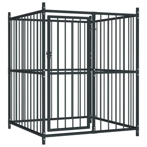 vidaXL Outdoor Dog Kennel 120x120x150 cm
