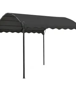 vidaXL Sunshade Awning 3×4 m Anthracite