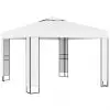 vidaXL Gazebo with Double Roof 3×3 m White vidaXL Gazebo with Double Roof 3×3 m White