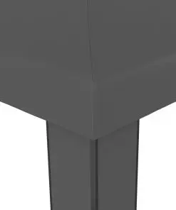 vidaXL Gazebo with Double Roof 3×6 m Anthracite