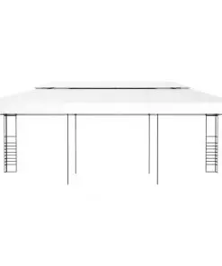 vidaXL Gazebo Marquee 6×3 m White