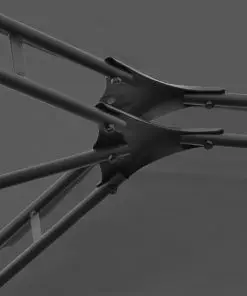 vidaXL Garden Marquee with Curtains 4×3 m Anthracite