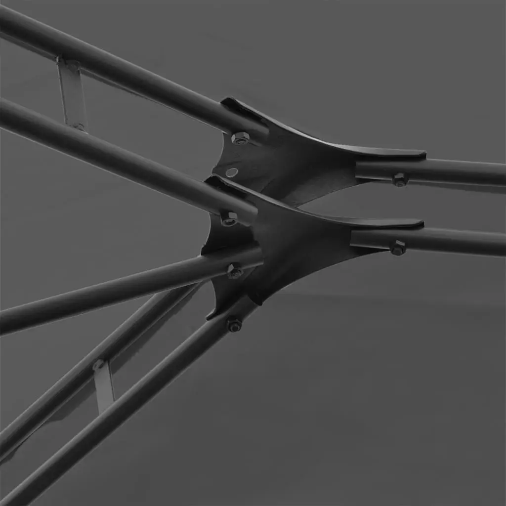 vidaXL Garden Marquee with Curtains 4×3 m Anthracite