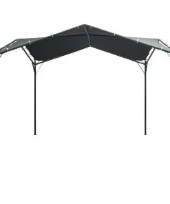 vidaXL Gazebo Pavilion Tent Canopy 3×3 m Steel Anthracite