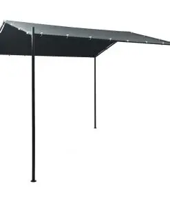vidaXL Gazebo Pavilion Tent Canopy 3×3 m Steel Anthracite