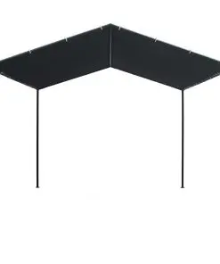 vidaXL Gazebo Pavilion Tent Canopy 3×3 m Steel Anthracite