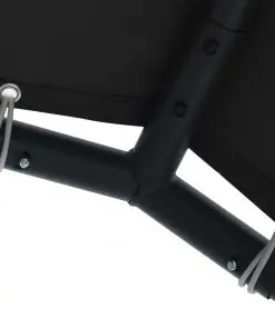 vidaXL Gazebo Pavilion Tent Canopy 3×3 m Steel Anthracite