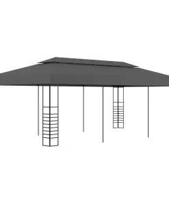 vidaXL Gazebo 3×6 m Anthracite