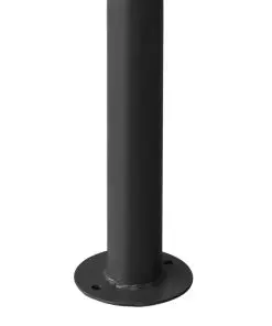 vidaXL Gazebo with Flat Roof 3x3x2.4 m Anthracite