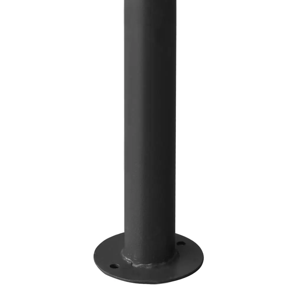 vidaXL Gazebo with Flat Roof 3x3x2.4 m Anthracite