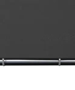 vidaXL Gazebo with Flat Roof 4x4x2.4 m Anthracite