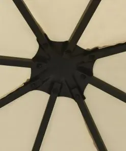 vidaXL Gazebo 3×3 m Cream