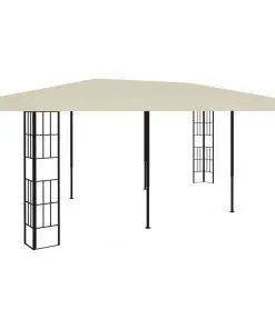 vidaXL Gazebo 3×6 m Cream