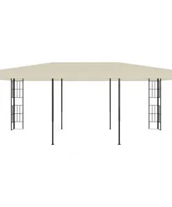vidaXL Gazebo 3×6 m Cream