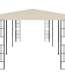 vidaXL Gazebo 3×6 m Cream