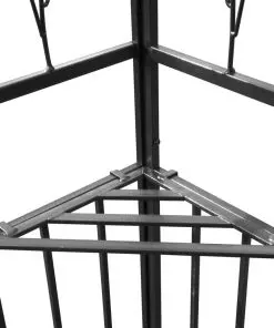 vidaXL Gazebo with Double Roof 3x4m Anthracite