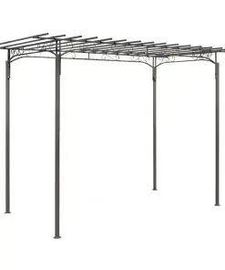 vidaXL Rose Arch Garden Arbor Steel Garden Decoration