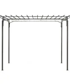 vidaXL Rose Arch Garden Arbor Steel Garden Decoration