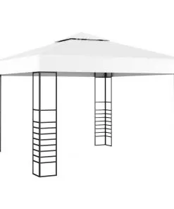 vidaXL Garden Marquee 3×3 m White