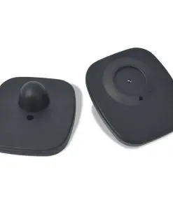 vidaXL 2000 pcs RF Hard Tags and Pins Sets 8.2 MHz Black