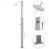 vidaXL Outdoor Shower Stainless Steel Straight