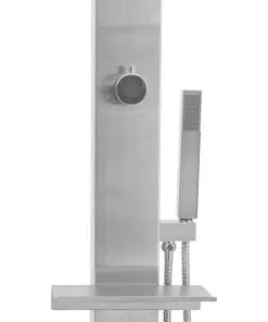 vidaXL Outdoor Shower Stainless Steel Straight