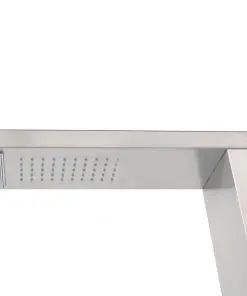 vidaXL Outdoor Shower Stainless Steel Square