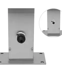 vidaXL Outdoor Shower Stainless Steel Double Jets